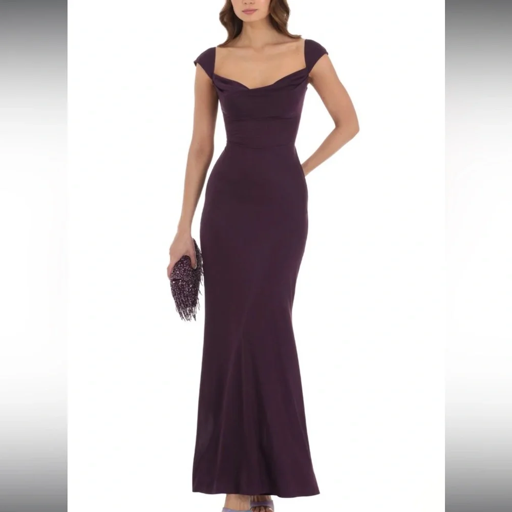 Lucy in the Sky Dark Plum Maxi Dress💜 - Picture 1 of 5
